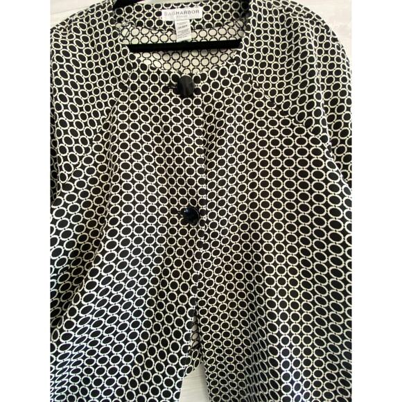 Sag Harbor black and white coat - Picture 5 of 7